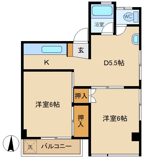 村上ハイツ 間取り