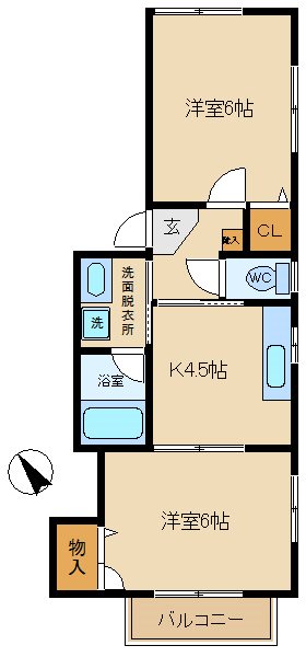 ハイムＫ２ 間取り