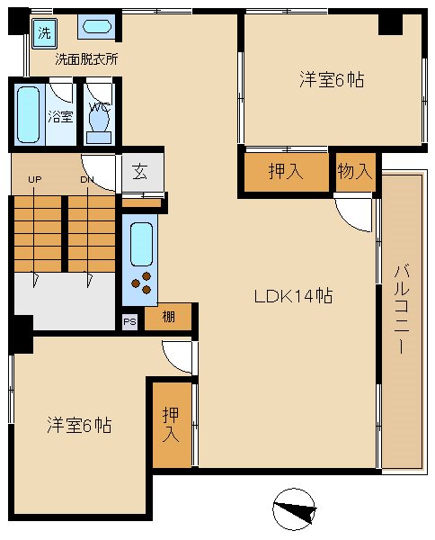 村上ハイツ 間取り